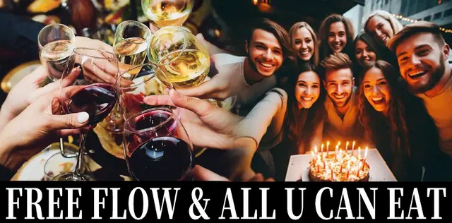 节日庆祝预订。晚市套餐268起，特惠追加无限添加、无限畅饮